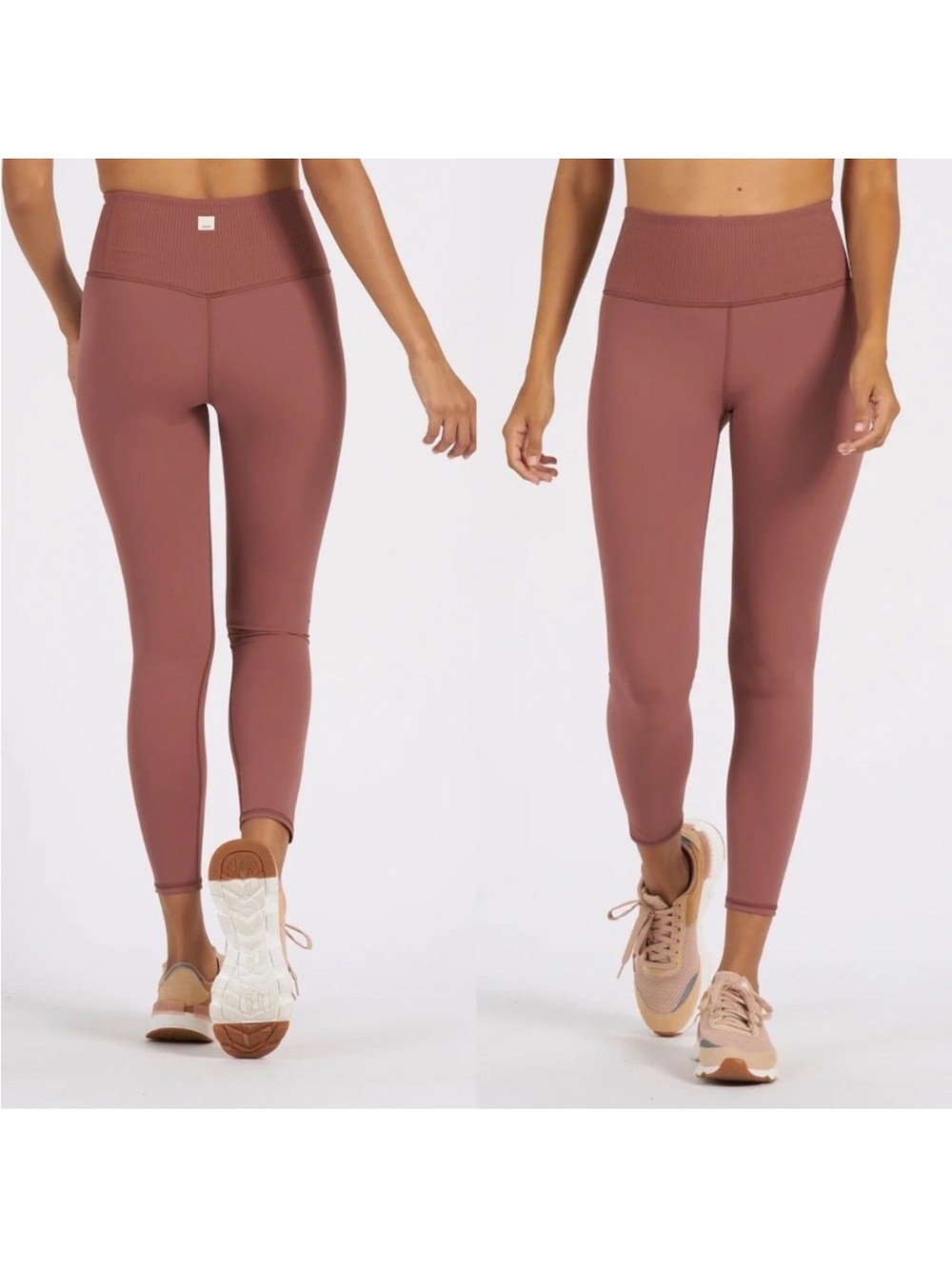 Vuori Rib Waistband Studio
Leggings- Terracotta M
